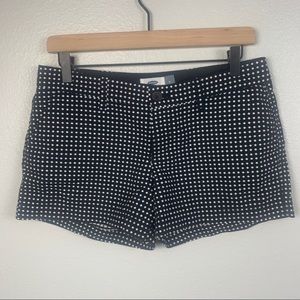 OLD NAVY BLACK AND WHITE POLKA DOT SHORTS